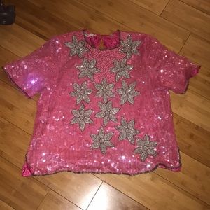 Sequined blouse